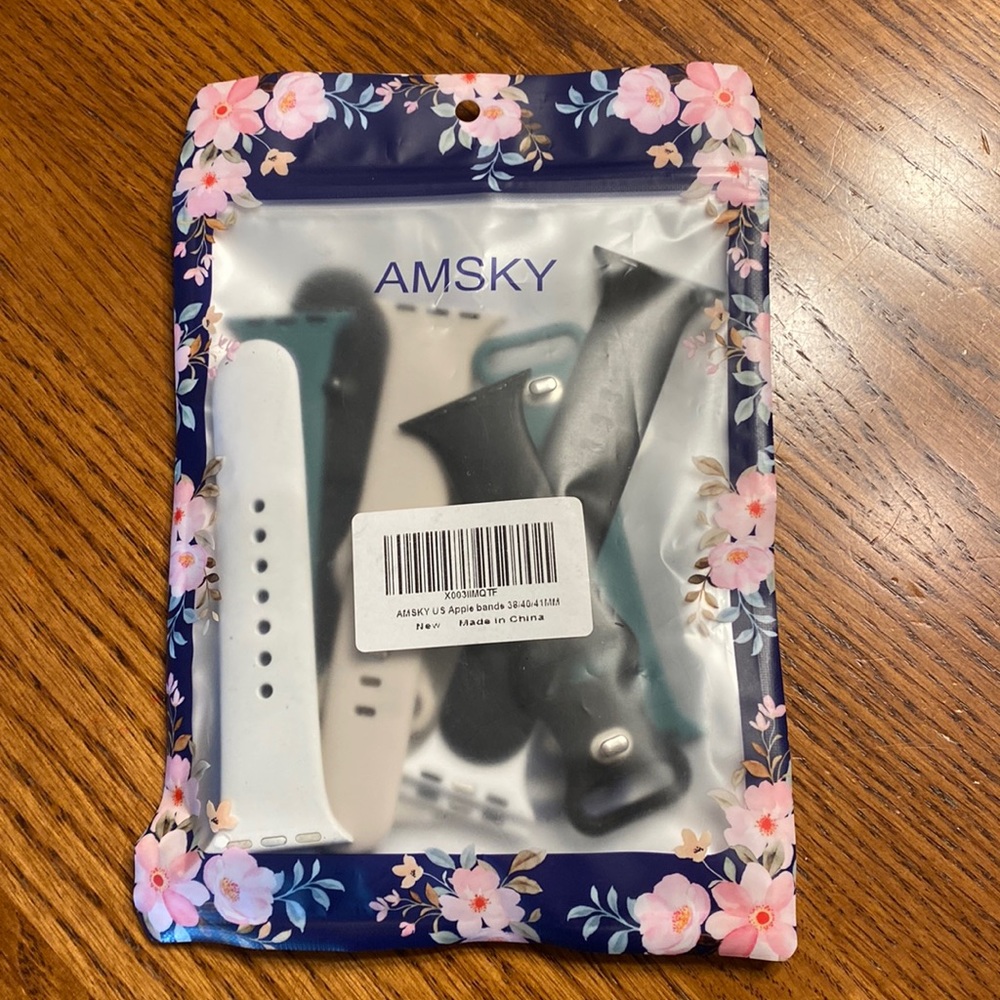 Amsky Apple Watch Bands 6 Assorted Colors